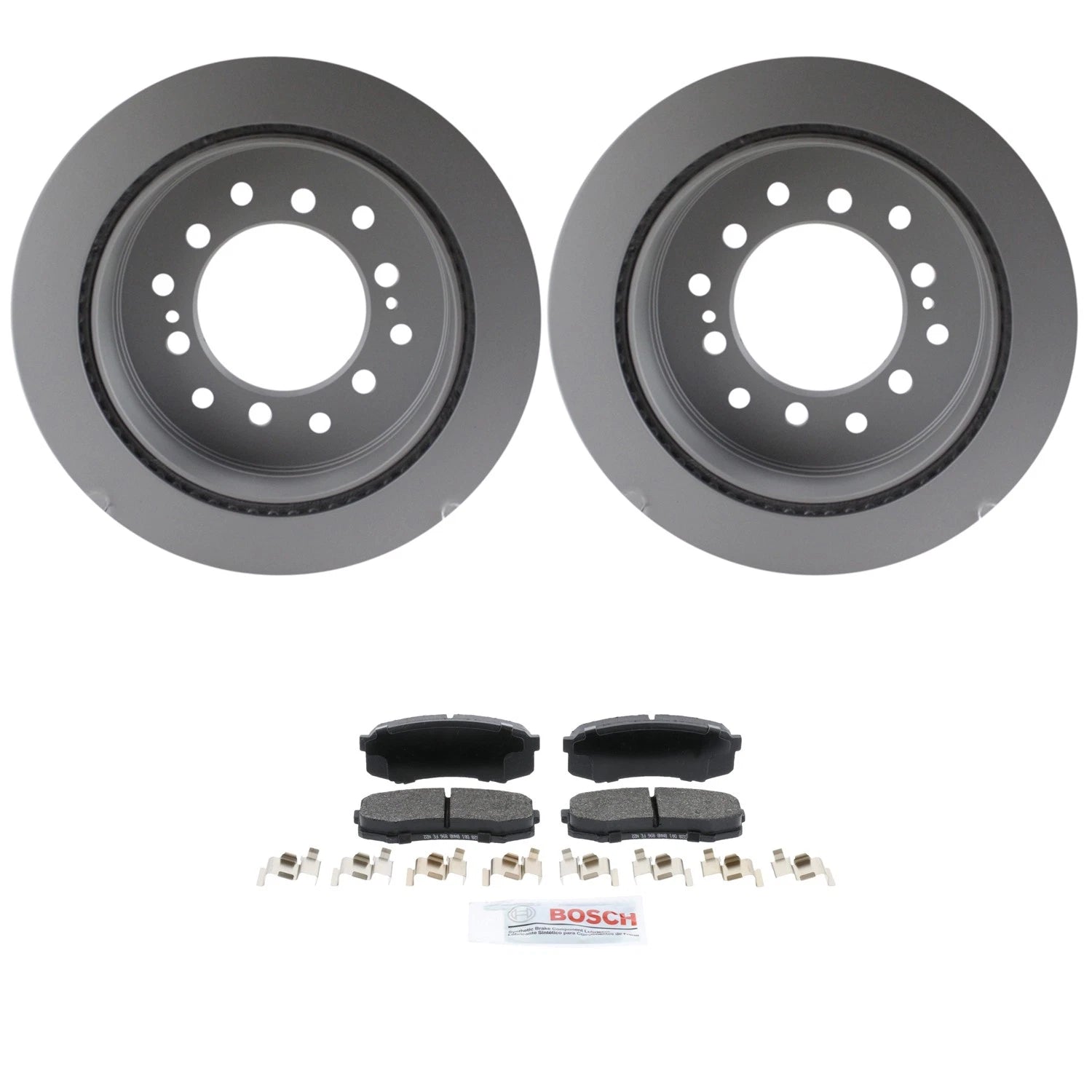 Set of 4 Bosch Quietcast Rotors & Brake Pads for Lexus GX470, Sequoia (2003–2007)