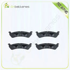 Set of 4 Metallic Rear Brake Pads for Ford Explorer, Mercury Mountaineer