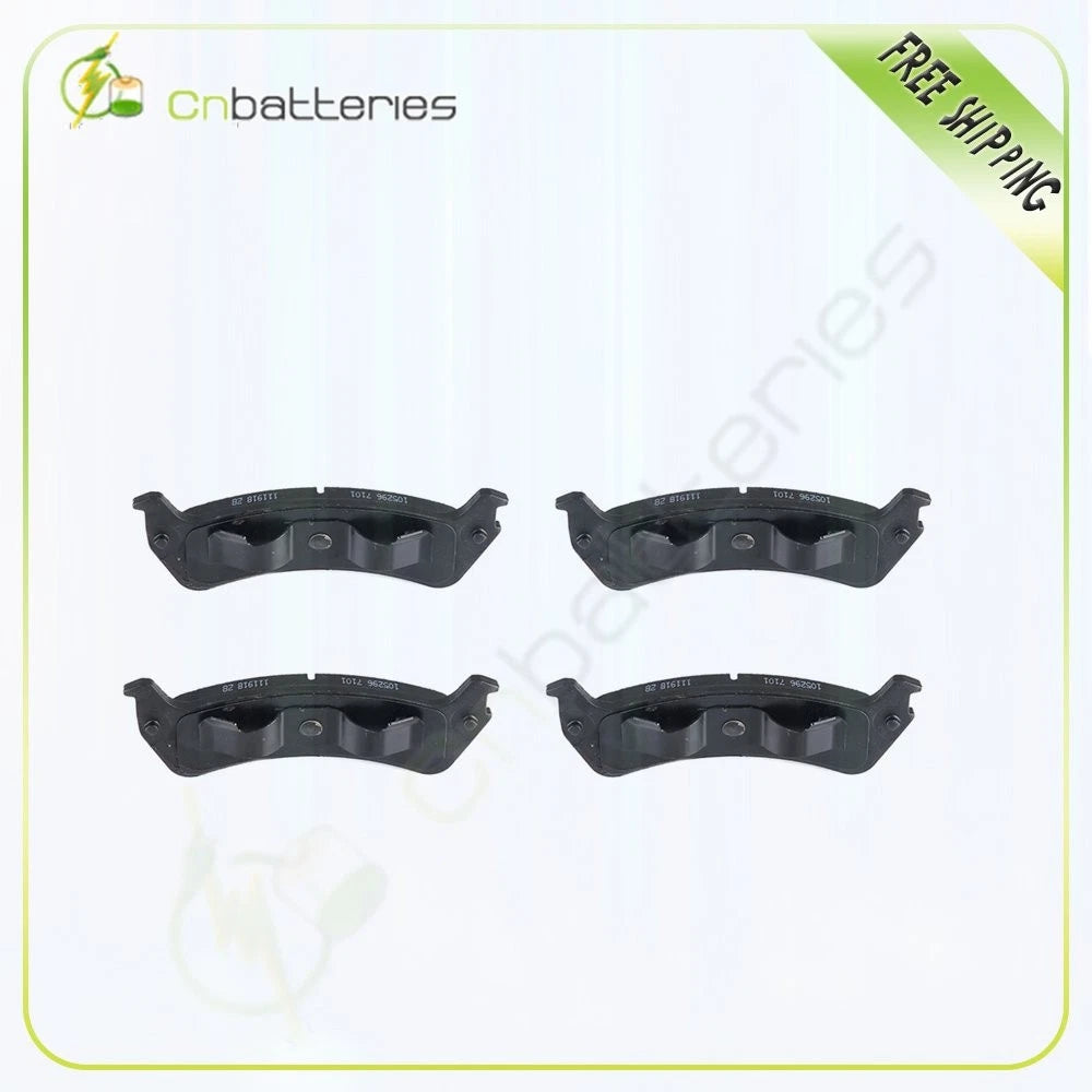 Set of 4 Metallic Rear Brake Pads for Ford Explorer, Mercury Mountaineer