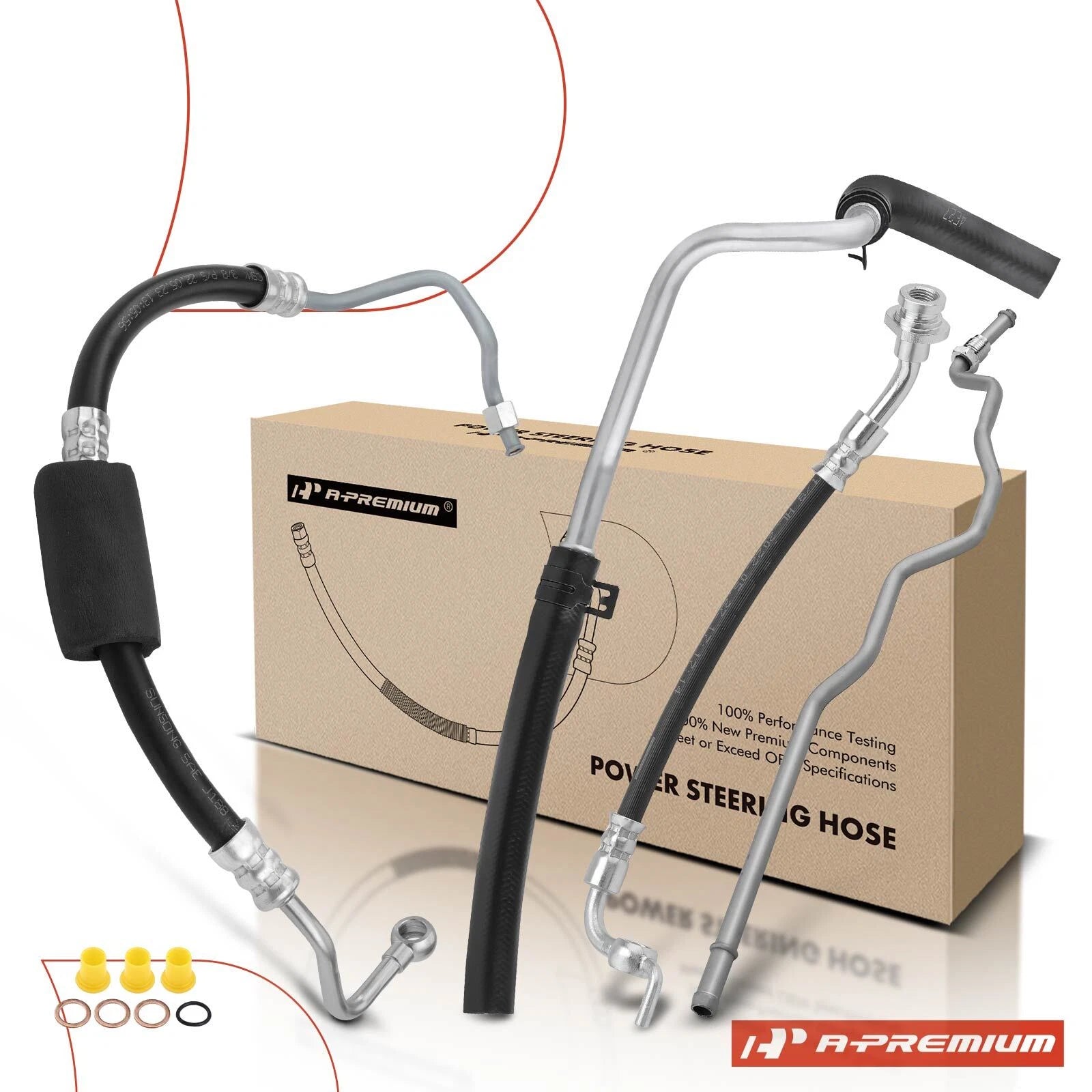 Power Steering Pressure & Return Line Hose for Kia Rio (2001–2002)
