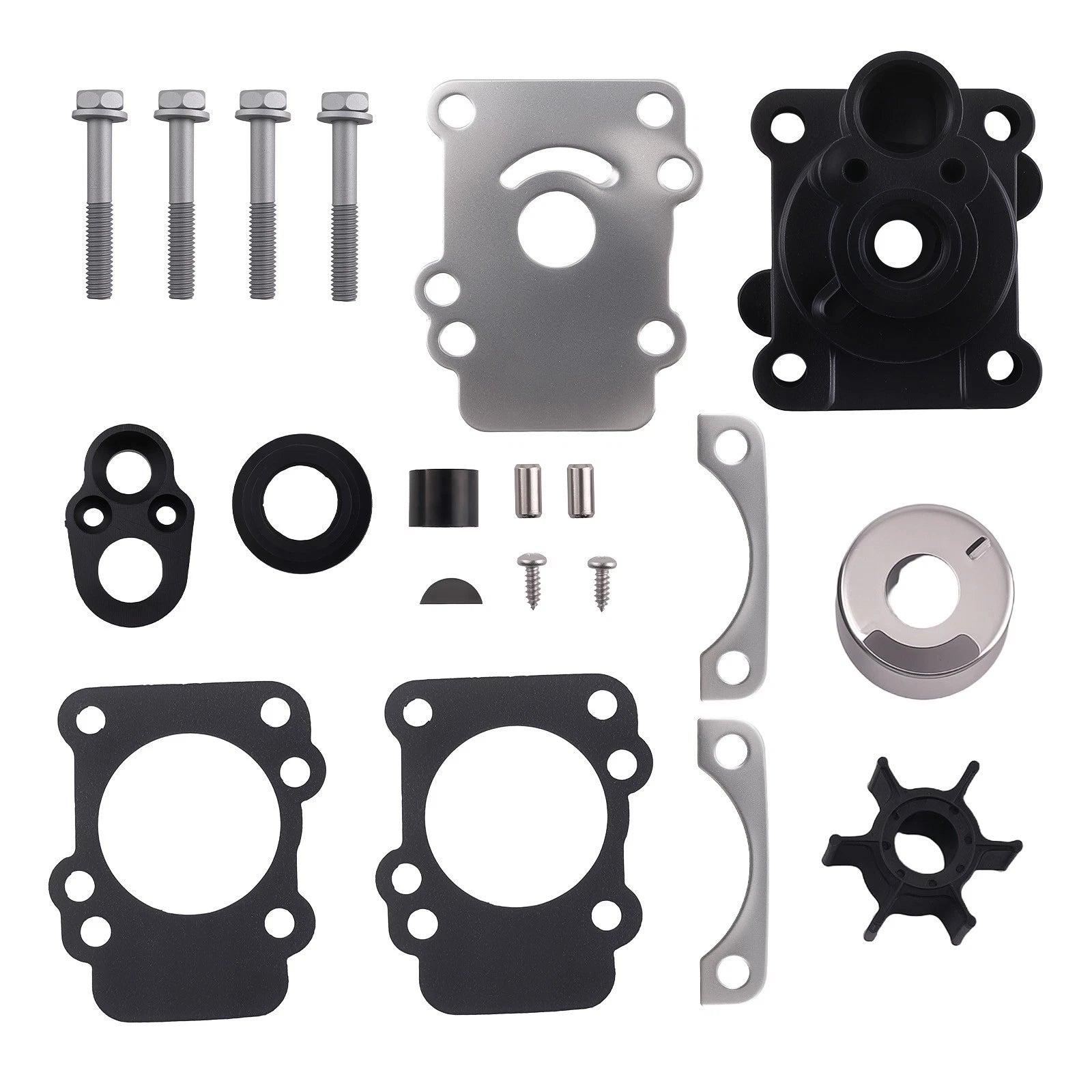 Boat Repair Kit for Yamaha 9.9HP 15HP (682-44300-01-00) Water Pump Impeller Set