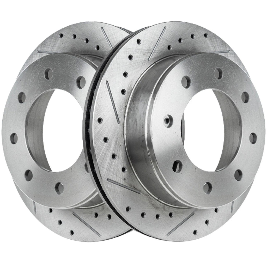 Brake Disc Set for Chevrolet Silverado 1500 (2004–2005) Cross-drilled