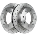 Brake Disc Set for Chevrolet Silverado 1500 (2004–2005) Cross-drilled