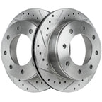Brake Disc Set for Chevrolet Silverado 1500 (2004–2005) Cross-drilled