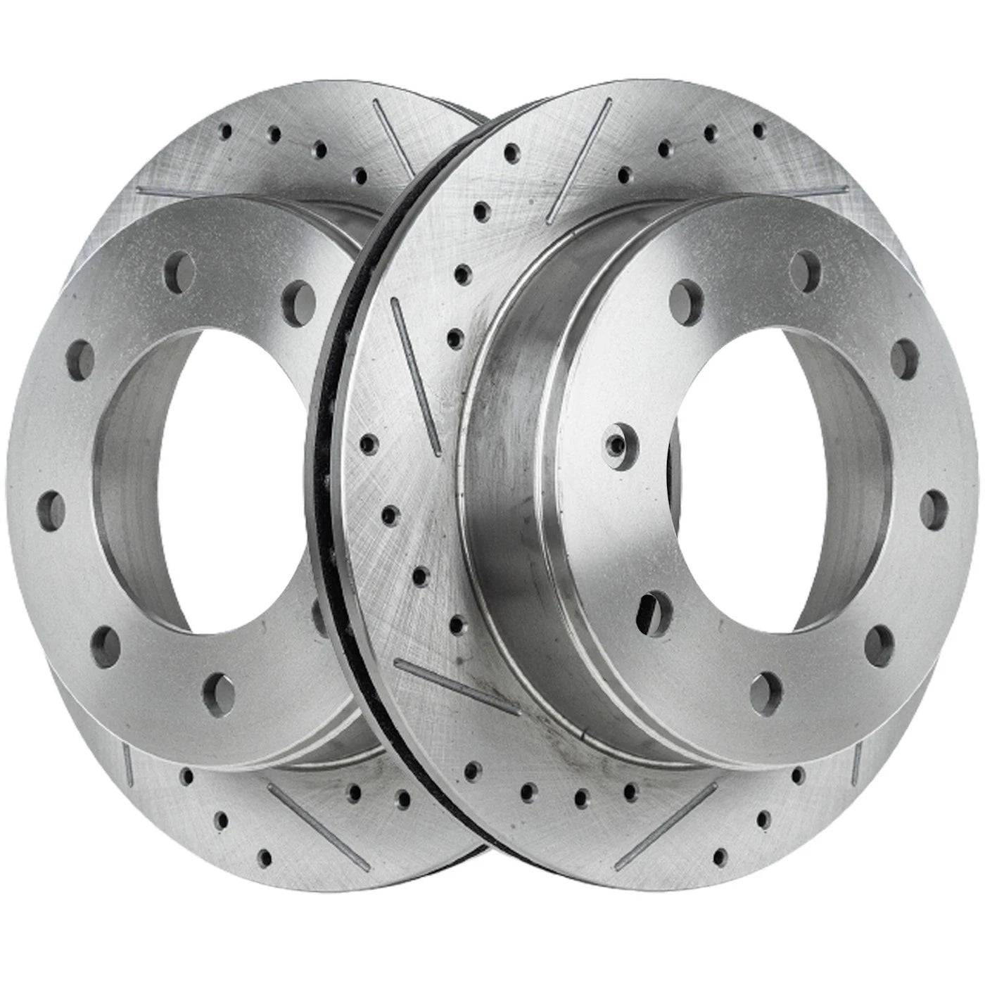 Brake Disc Set for Chevrolet Silverado 1500 (2004–2005) Cross-drilled