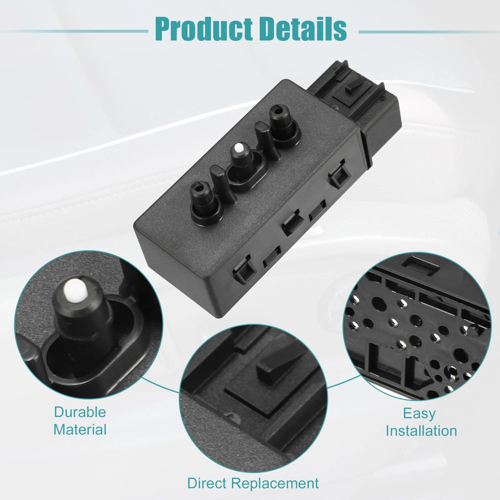 6 Way Power Seat Switch for Buick Enclave (2008–2016) 15259066