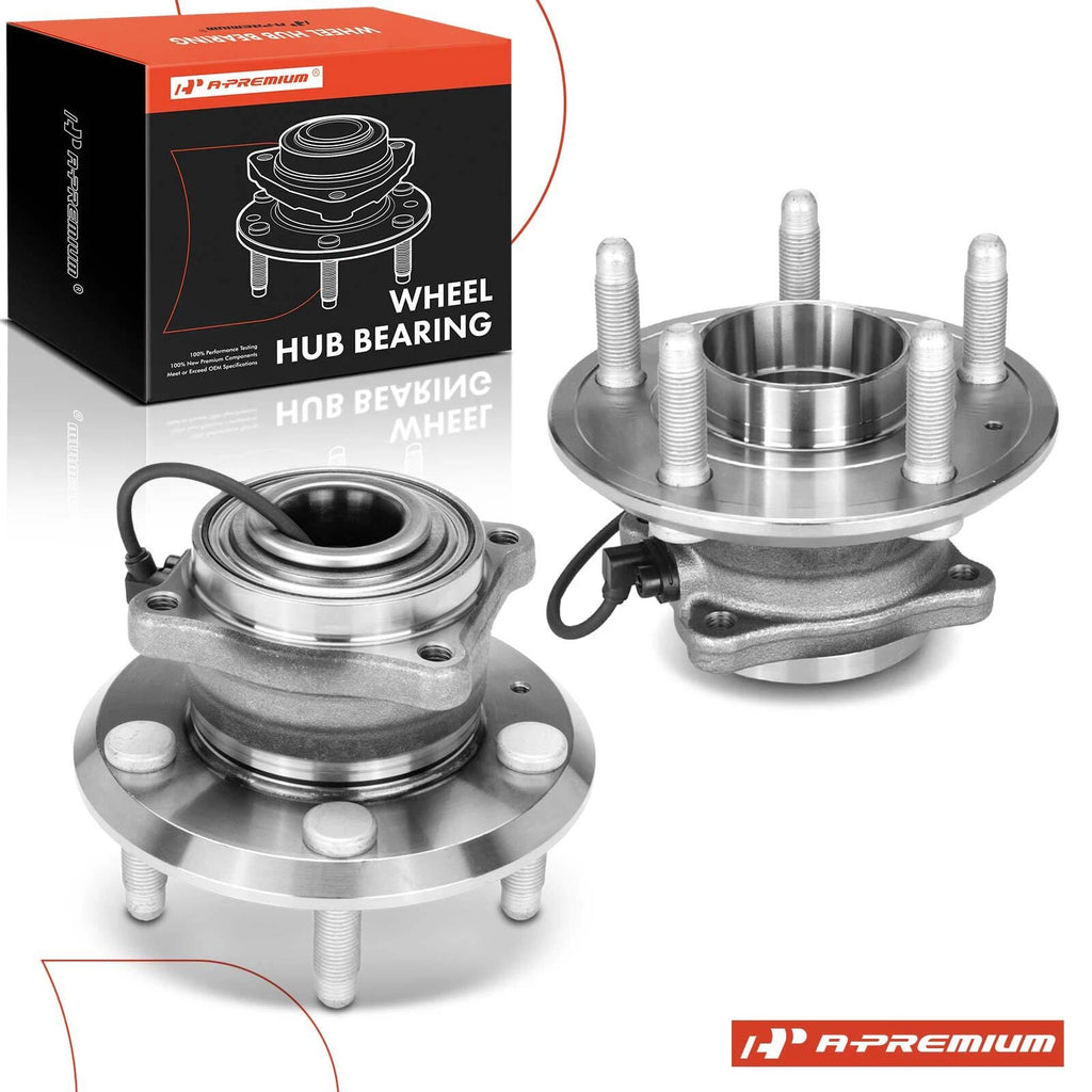 2X Rear Wheel Hub & Bearing Assembly w/ABS for Chevy Equinox GMC (2010–2017)