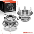 2X Rear Wheel Hub & Bearing Assembly w/ABS for Chevy Equinox GMC (2010–2017)