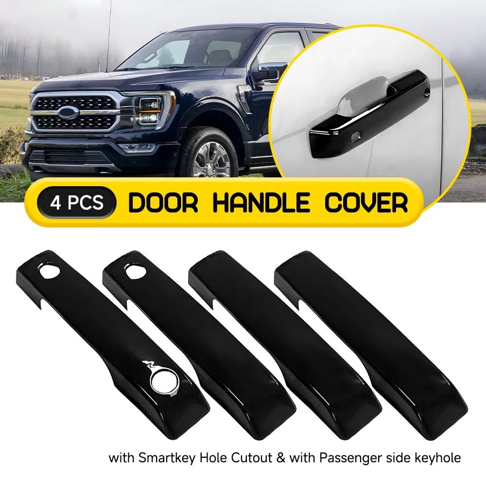 Set of 4 Exterior Door Handle Covers for Ford F-150 (2021–2024)
