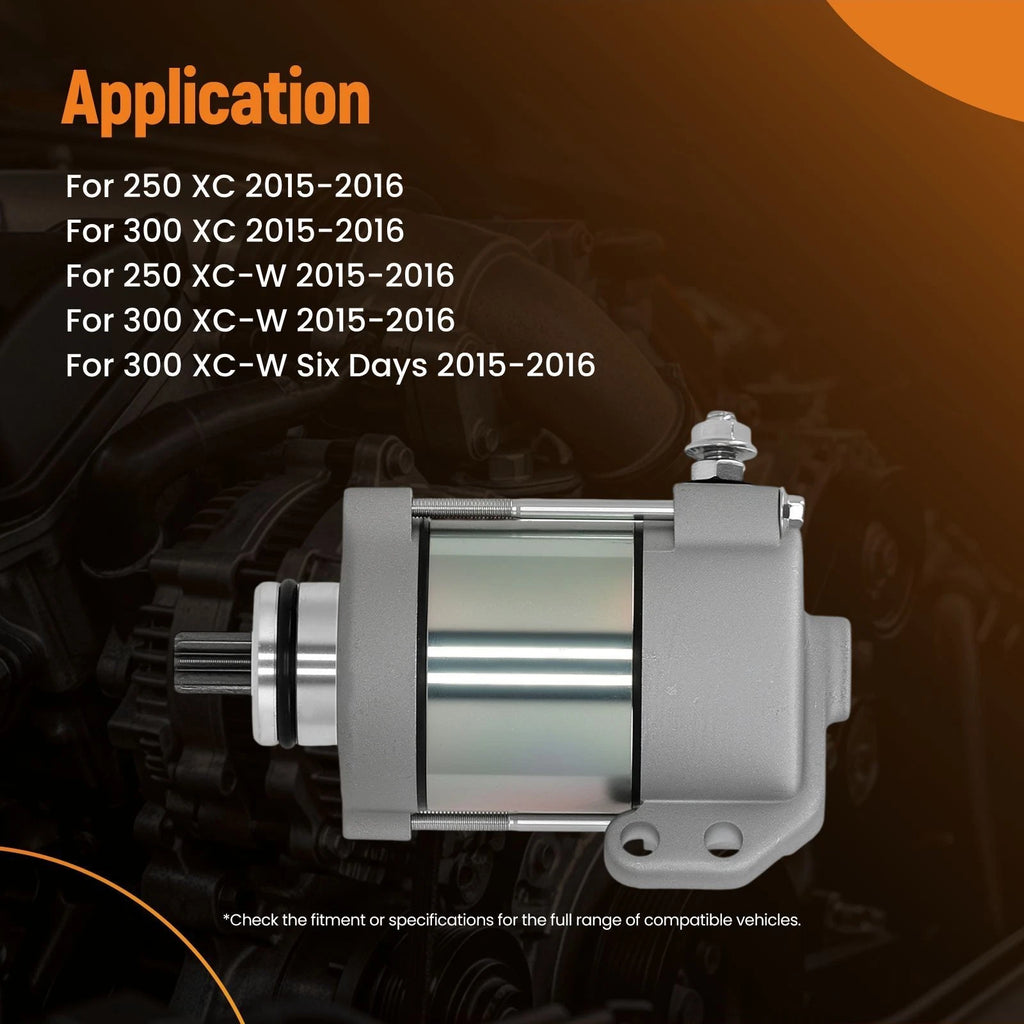 1.2kW PMDD Starter Motor for KTM 250 300 XC XC-W (2015–2016) 55140001100