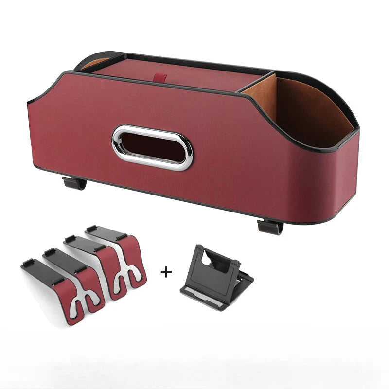 Back Seat Organizer for Car SUV (2010–2023) - Tissue Drink Cup Holder