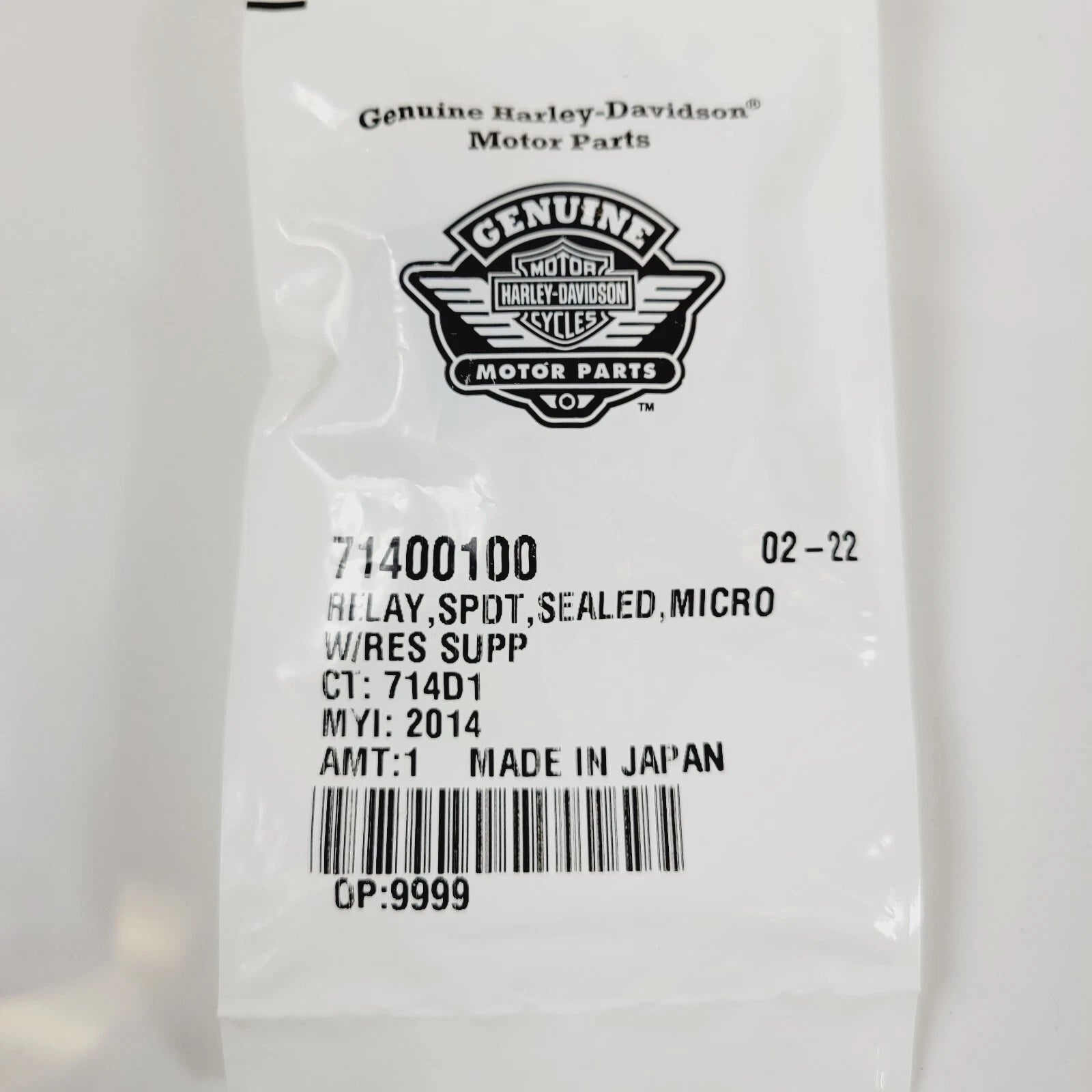 Speedometer Relay for Harley-Davidson (Sealed Micro W/Res Supp, 71400100)
