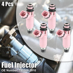 Set of 4 Fuel Injectors 16611-AA370 for Subaru Forester 2.0L Turbo (2001–2005)