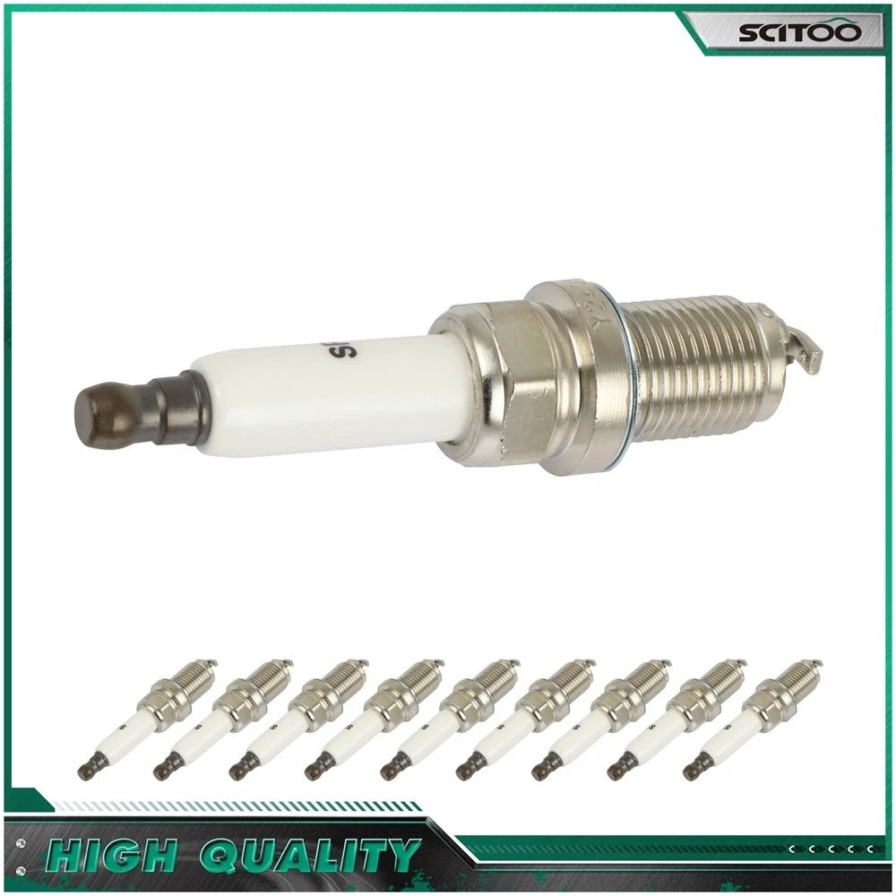 10X Platinum Spark Plugs for Audi S8 S6 (2007–2011)