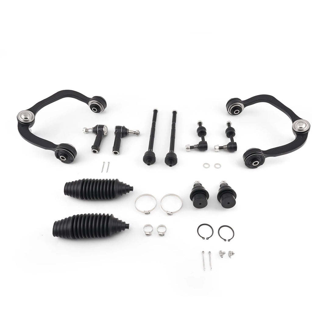 12Pcs Upper Control Arm Ball Joint Sway Bar End Links for Ford F-150 (2004–2023)