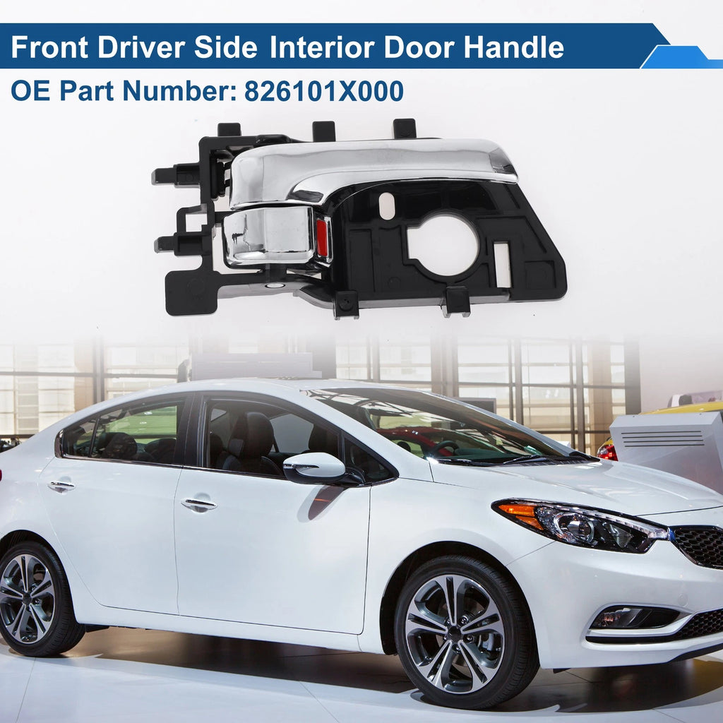 Front Passenger Side Interior Door Handle for Kia Forte (2009–2012) No. 826101X000