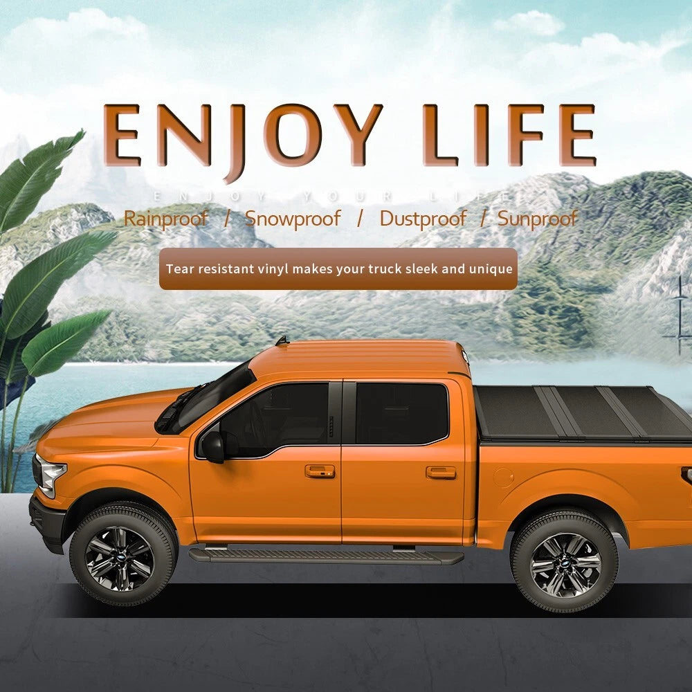 6.5FT Hard Tri-Fold Tonneau Cover for Toyota Tundra (2007–2021)