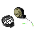 6" Round Bull Bar Fog Light Lamps for Universal Vehicles (Smoke Lens, Black Housing)