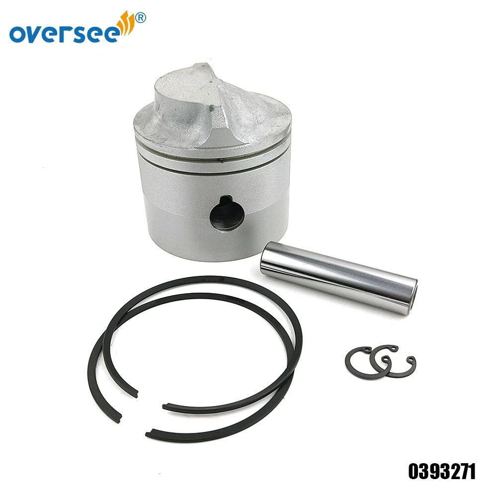 Piston & Ring Set for Evinrude Johnson 65-140HP Outboard (100-110k)