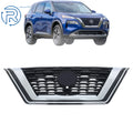 Polished Chrome Front Upper Grill with Camera Slot for Nissan Rogue (2021–2023)