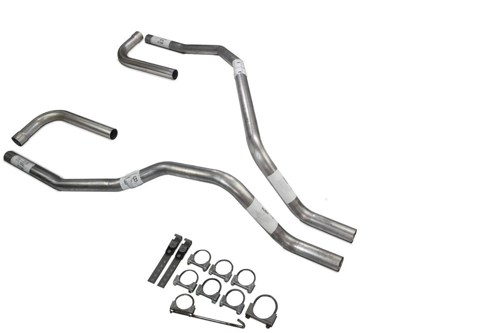 Dual Exhaust for Nissan Titan (2004–2006) 2.5 Inch No Muffler Side Exit