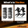 Lowering Spring Kit 2" Front 4" Rear for Chevrolet C10/GMC C15 (1973–1987)