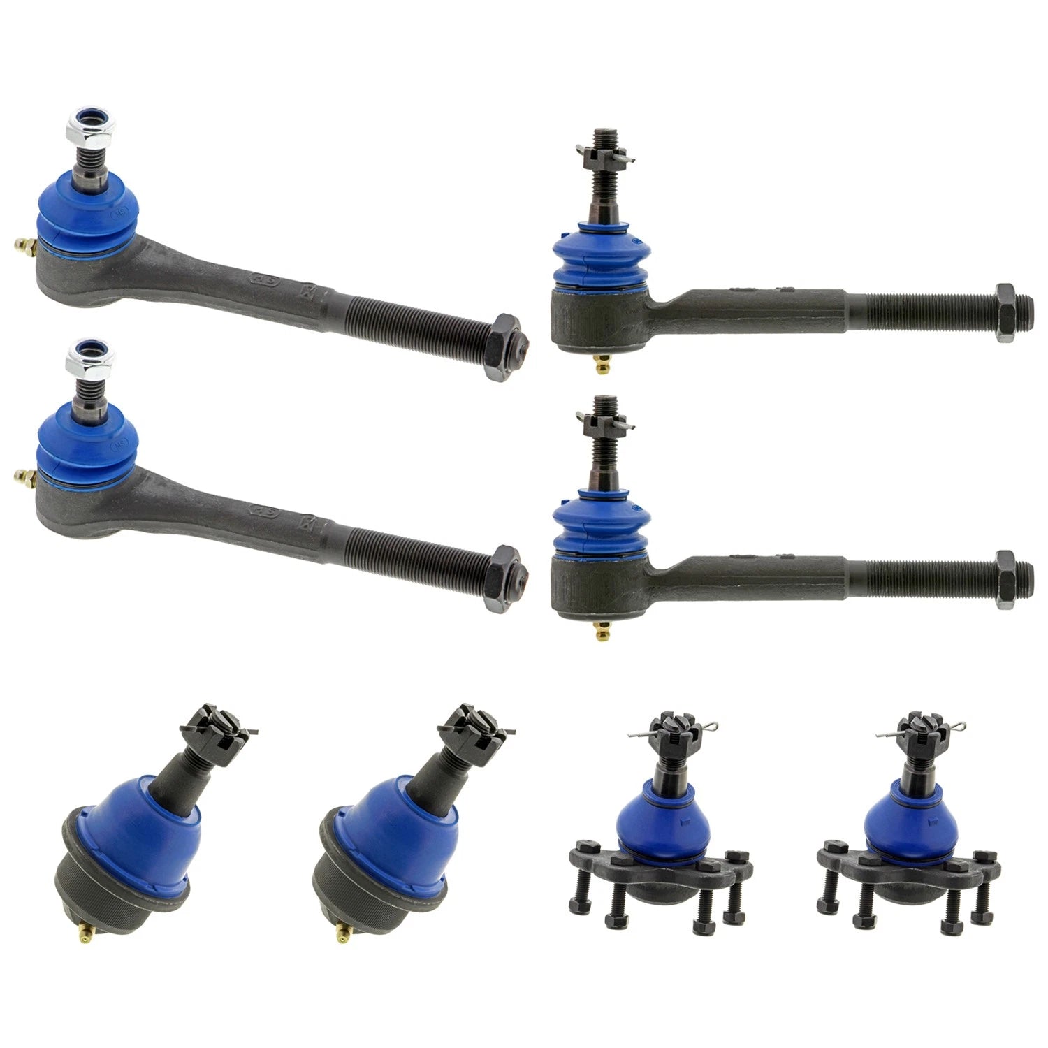 8PC Tie Rod Ends & Ball Joint Kit for Chevrolet K2500 K3500 (1990–2000)