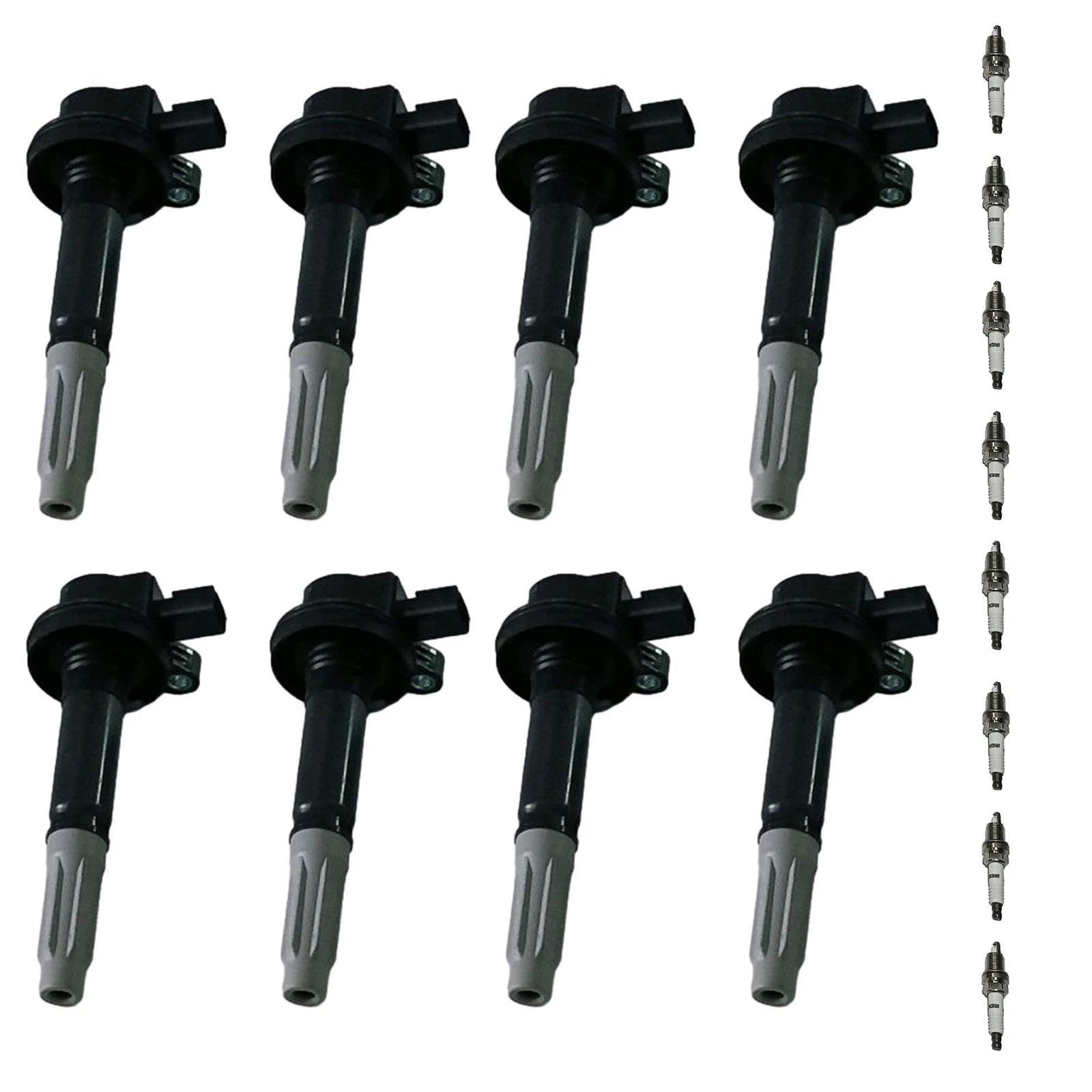 Set of 8 Ignition Coils & Spark Plug Packs for Ford F-150 Mustang (2011–2020)