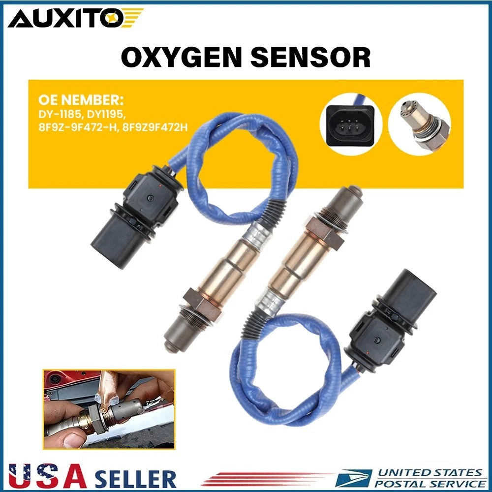 Set of 2 Oxygen Sensors for Ford DY-1185 DY1185 8F9Z-9F472-H