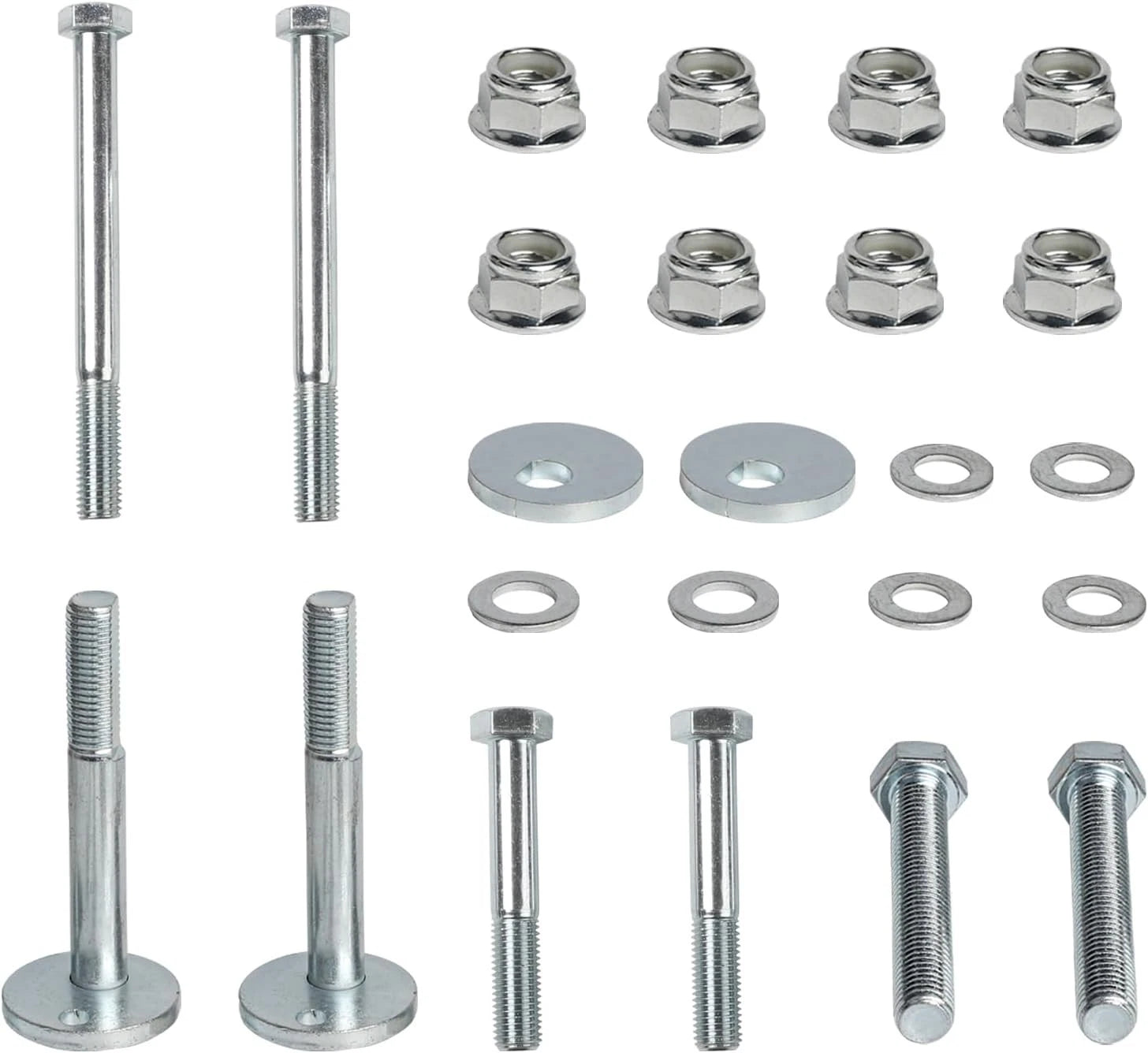 Set of 4 Front Control Arm Cam Bolt Kits for Dodge RAM 1500 2500 3500 (2003–2009)