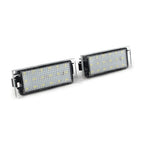 2X LED License Plate Light for Renault Twingo Clio Megane