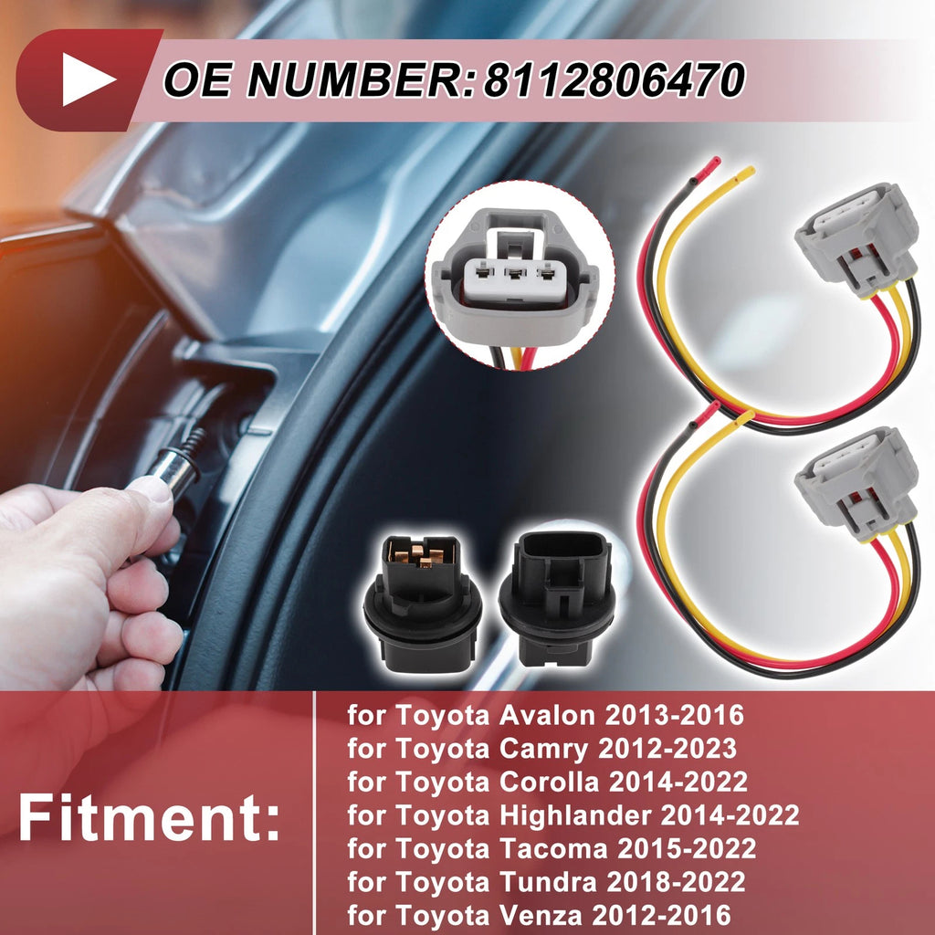Turn Signal Socket Wiring for Toyota Avalon (2013–2016) No. 8112806470