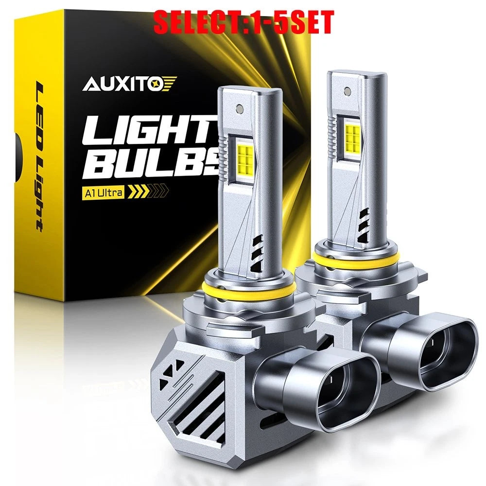 2X 9005 LED Headlight Bulbs Kit for High/Low Beam (48000LM, 6500K)