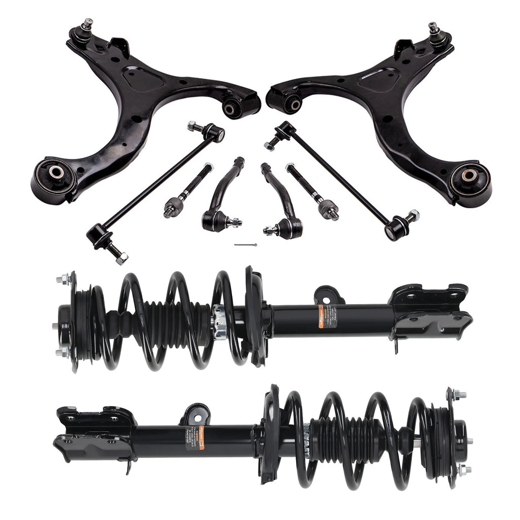 10PC Suspension Front Strut Spring with Control Arm for Kia Sorento (2011–2013)
