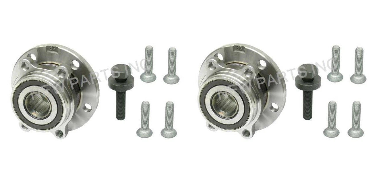 Set of 2 Rear Wheel Bearings for Audi A3 TT Quattro VW CC Passat (2006–2019)