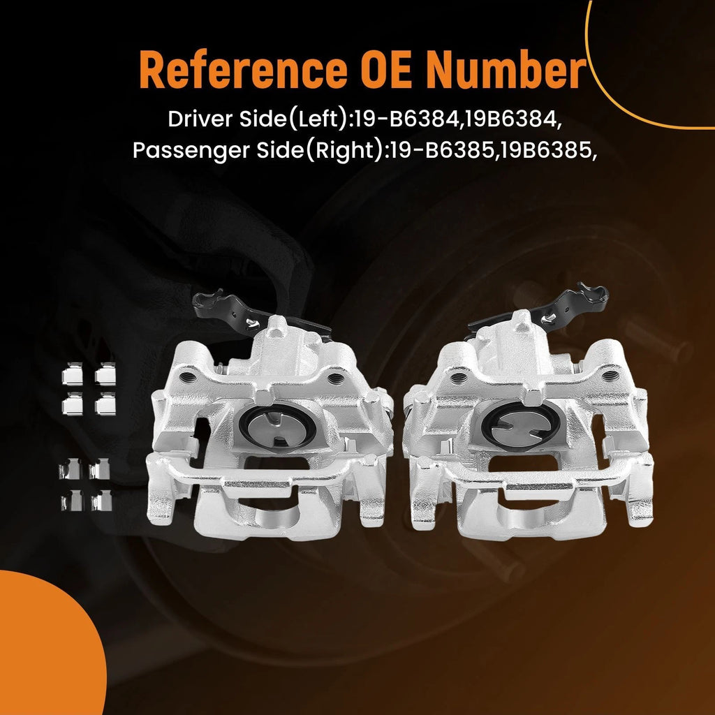 Rear Disc Brake Calipers for Audi A3 and VW Golf Jetta (2010–2014)