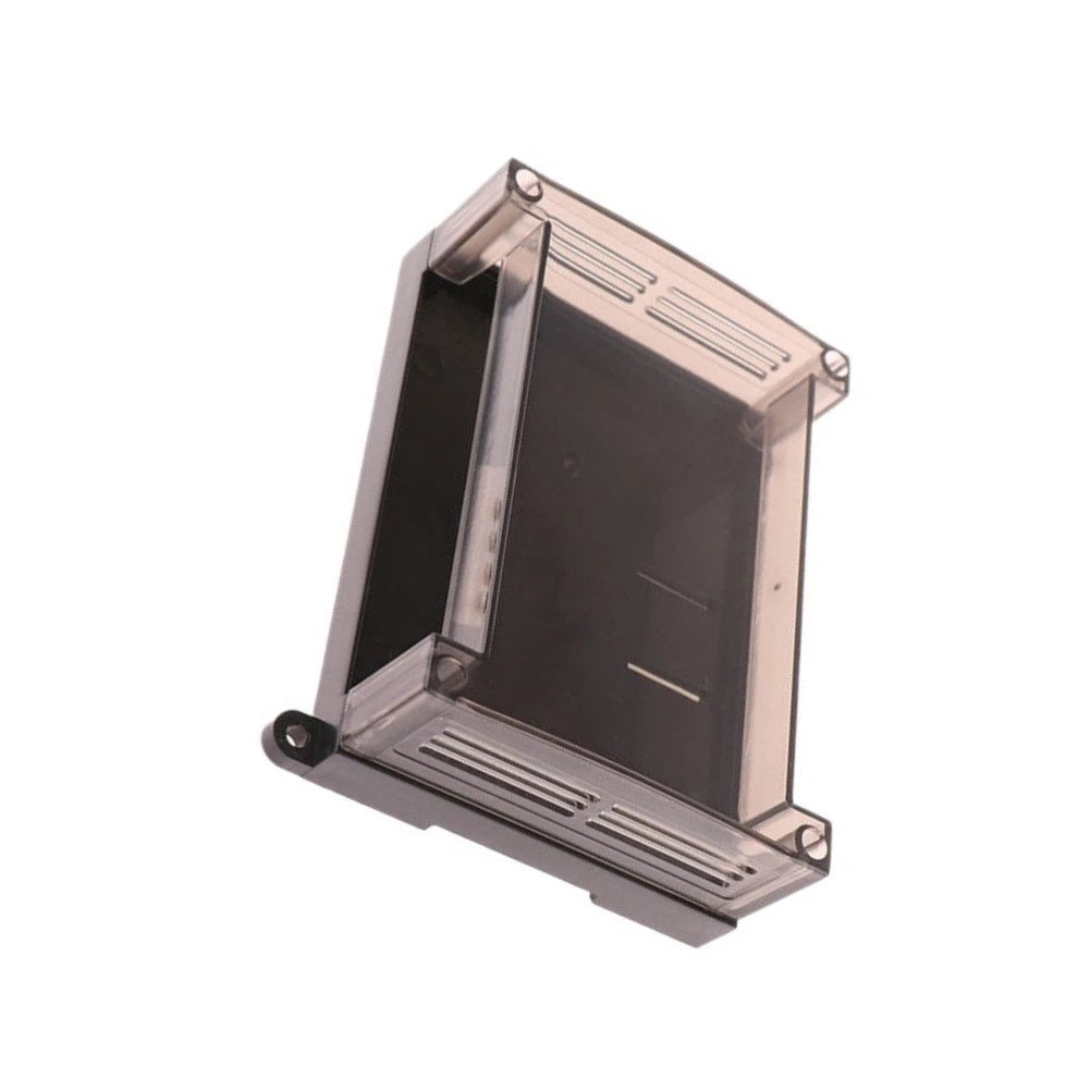Transparent Plastic Cover for PLC Din Rail Control Box 125x90x40mm