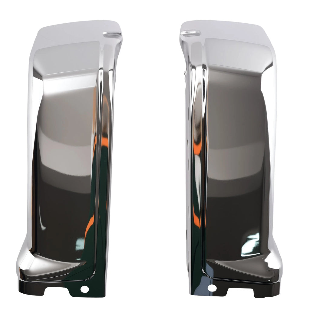 Set of 2 Chrome Rear Bumper Ends for Ford F150 (2009-2014)