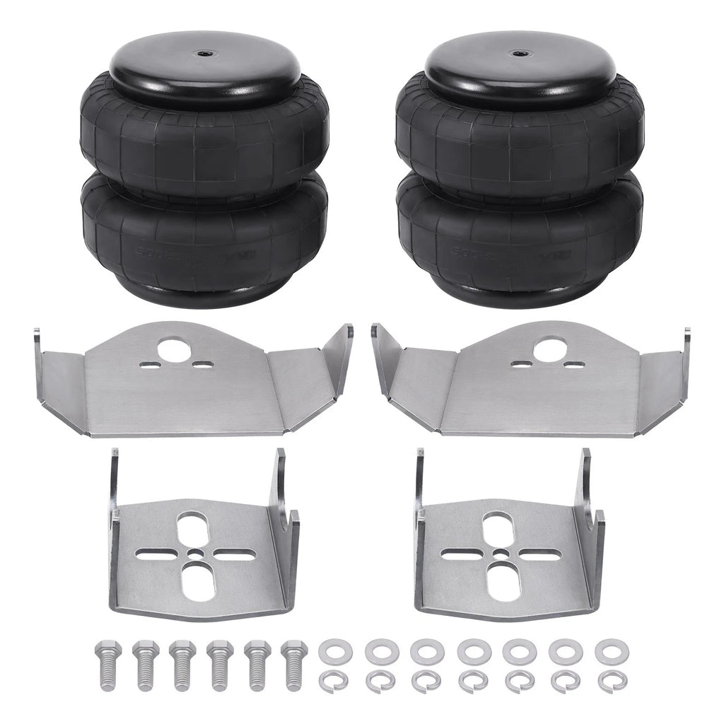 2X Air Spring Bags 2.75-3.5" Axle Tube for GMC Sierra/Chevrolet