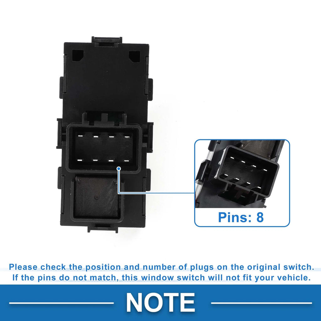 Front Power Window Switch for Chevrolet Silverado 1500 2500 3500 HD (No. 22895545)