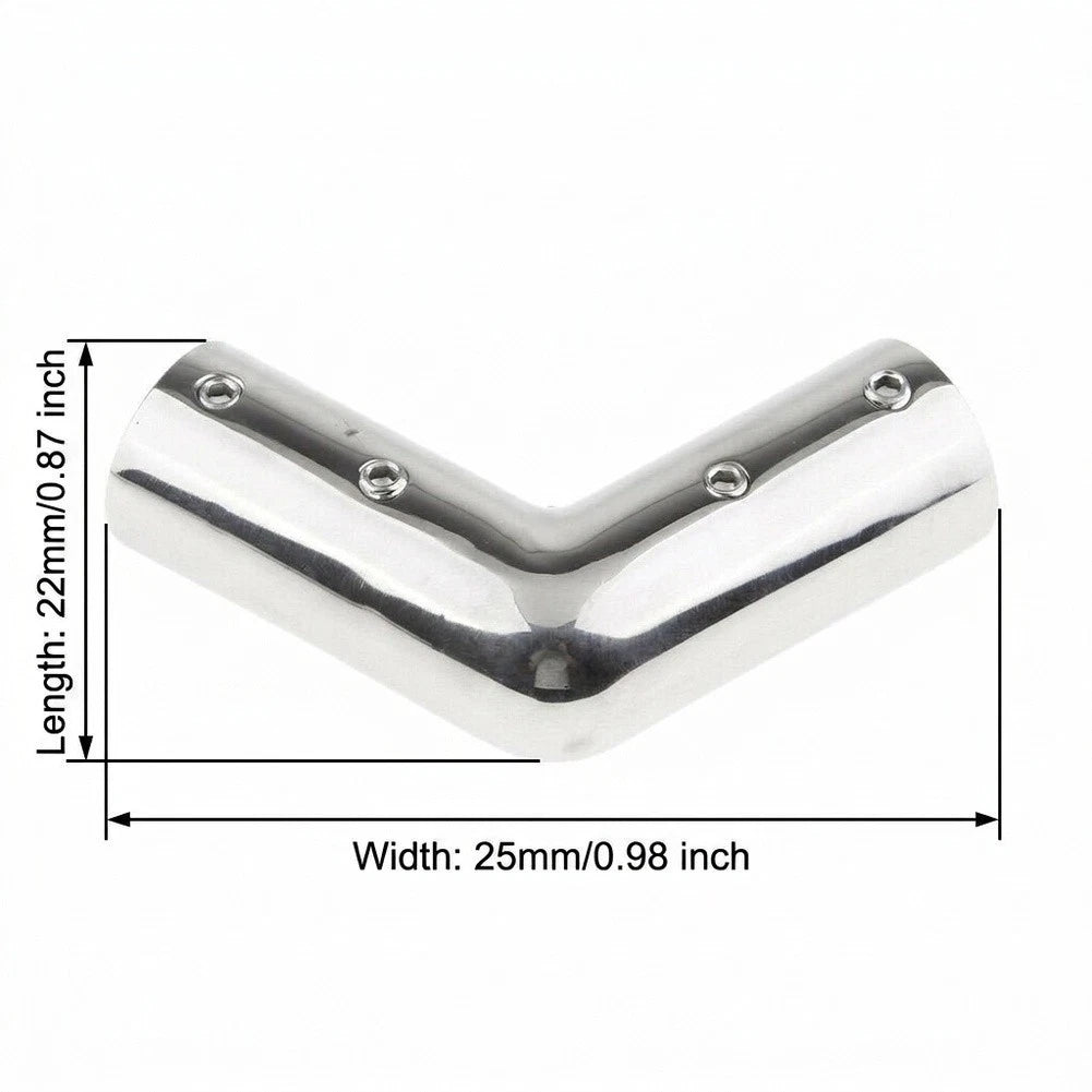 2-Way 316 Stainless Steel Pipe Elbow 22/25mm 110 Degree for Marine Applications