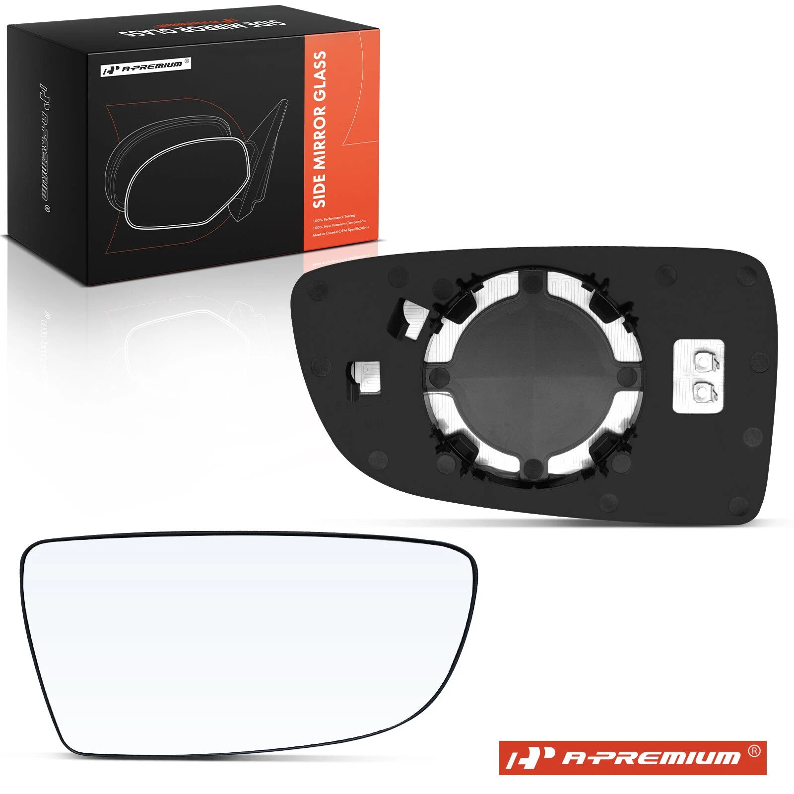 Heated Passenger Power Mirror Glass for Chevrolet Aveo (2007–2011)