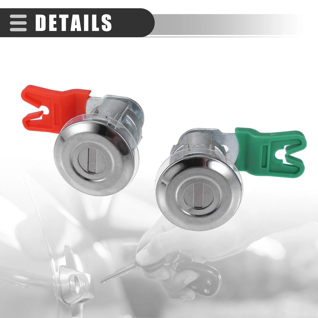 Set of 2 Door Lock Cylinder Kit for Ford Econoline (1997–2018)