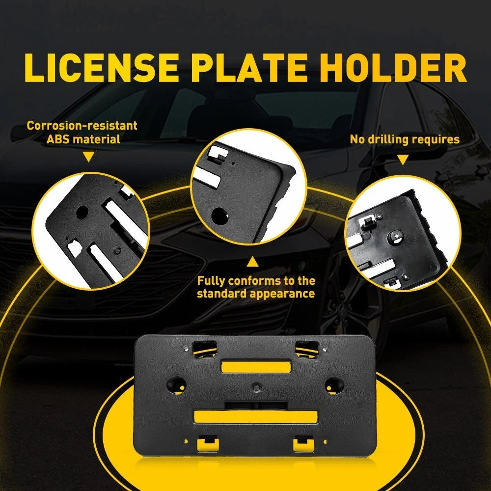 Front License Plate Frame Holder Bracket for Chevrolet Malibu (2019–2023) EPY