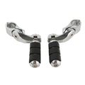 1 1/4" Highway Bar Short Angled Footpeg Mount for Harley Touring Softail