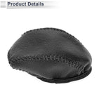 Gear Shift Knob Cover for Toyota RAV4 (2019–2024) Pebbled Black Faux Leather