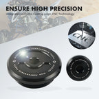 Aluminum Crankcase Cover Plugs Set of 4 for Yamaha YFZ450R/RSE (2009–2023)