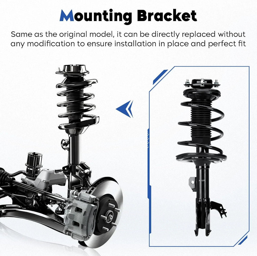 Pair Front Struts with Coil Spring Assembly for Toyota Camry (2012–2017)