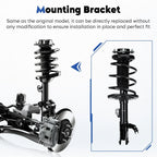 Pair Front Struts with Coil Spring Assembly for Toyota Camry (2012–2017)