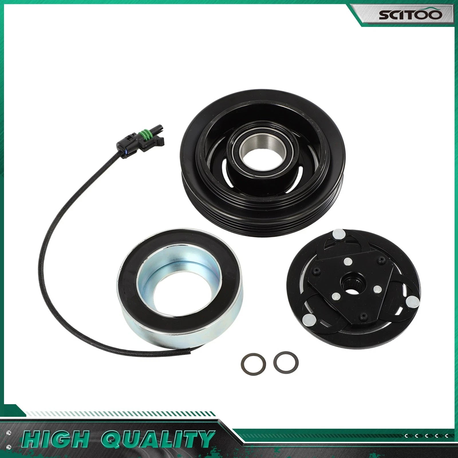 A/C Compressor Clutch Kit for Smart Fortwo 1.0L (2008–2015)